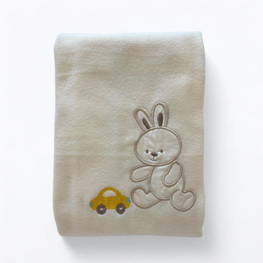 Stroller Fleece Blanket, Made-in-Italy, Rabbit