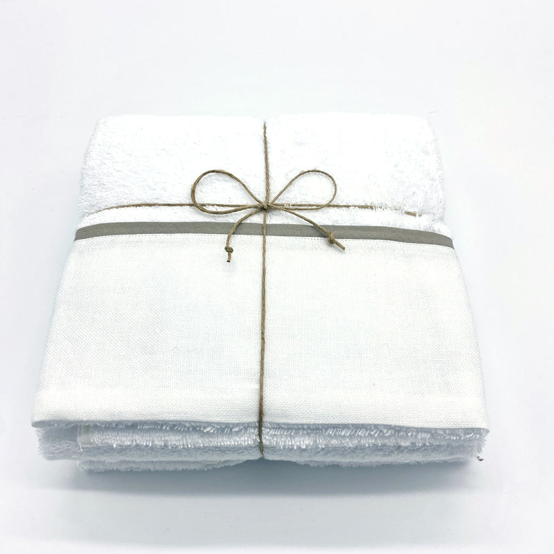 Towels set, Made in Italy 100% cotton