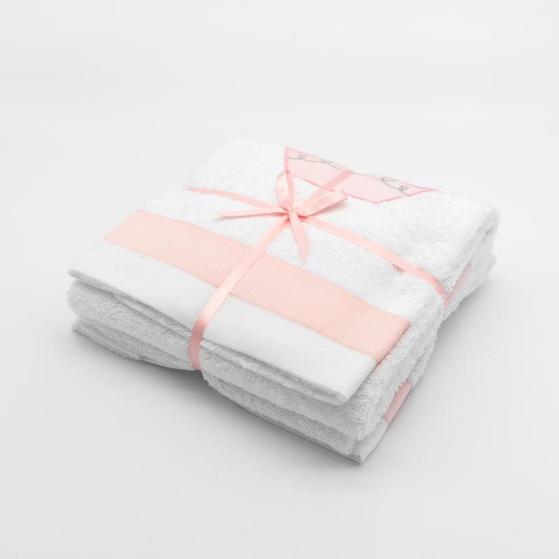 Set of Baby Towels, Made in Italy 100% Cotton